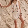 Florapaloosa Embroidered Mini Skirt