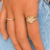 Leo Stargazer Zodiac Ring