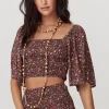 Love Jetty Shirred Top