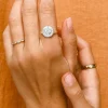 Virgo Stargazer Zodiac Ring